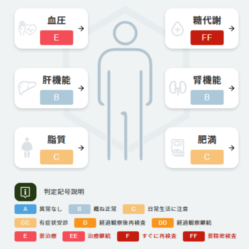 生活習慣病リスク項目
